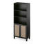 Bibliothèque moderne en rotin 29,9 "-2025293181