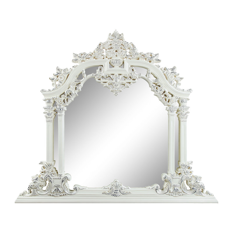 Accent Mirror in Antique White