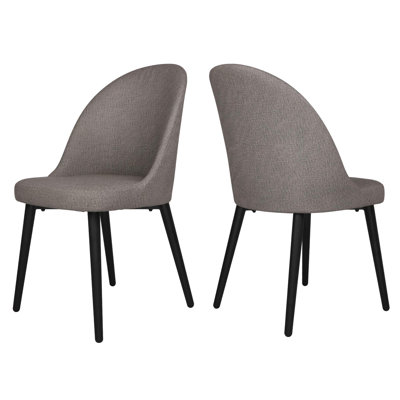 Lizsandra Metal Upholstered Back Side Chair in Gray -  Corrigan StudioÂ®, CFB2D24D359B4418815A127796E4C4BC