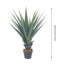 2 pièces d'agave artificiel à pointes