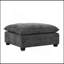 Canapé-lit modulaire convertible avec repose-pieds, canapé 3 places en L avec accoudoirs rembourrés, canapé Cloud pour salon, appartement et bureau