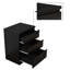 3 Drawers Wood Nightstand Bed Side Table Small Night Stand-962674781