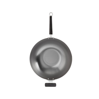 JOYCE CHEN 14 in. Non-Stick Carbon Steel Wok with Lid