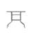 Amlie 31.5" x 55" Rectangular Tempered Glass Metal Patio Table with Umbrella Hole by Flash Furniture-1327715034