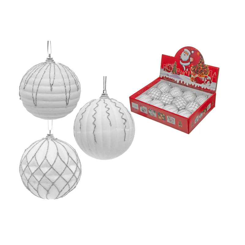 Ensemble d'ornement boule 12 pièces