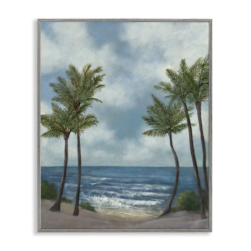 «Tropical Breaking Waves», estampe numérique par David Swanagin, Estampe numérique Farmhouse, H 14 po x l 11 po