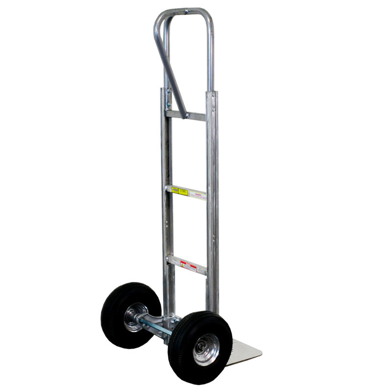 Chariot modulaire en aluminium avec poignée en P et pneus pneumatiques de 10 po