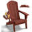 HDPE  Folding Adirondack Chair  with Cup Holder Weather-Resistant-283022482