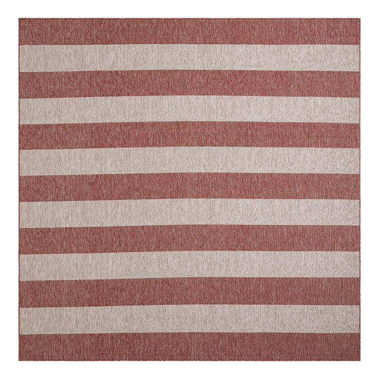Simkins Striped Indoor / Outdoor Rug