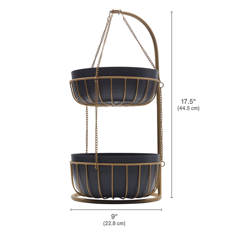 Mikasa Gourmet Basics Aztec 2 Tier Basket