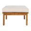 Ensemble de canapé d'extérieur 3 pièces en bois d'acacia et corde