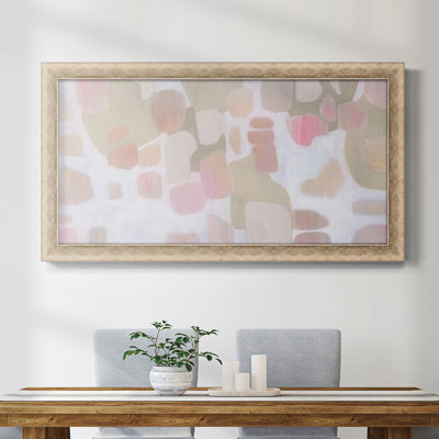 Toile encadrée de qualité supérieure Blush Rock V - prête à être accrochée