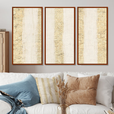 " Glam Stipes Pattern " 3 - Pieces