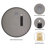 Modern Round Framed Wall Mounted Mirror-17459353-24520698