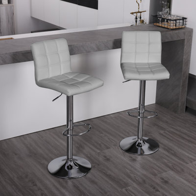 Tabouret de comptoir pivotant et réglable en hauteur 32,5 po Ludly