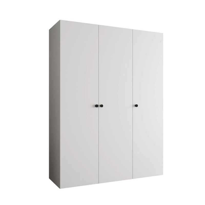 Manufactured Wood Wardrobe, White