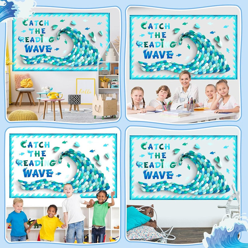 Ensemble de babillard Diy Ocean Vagues