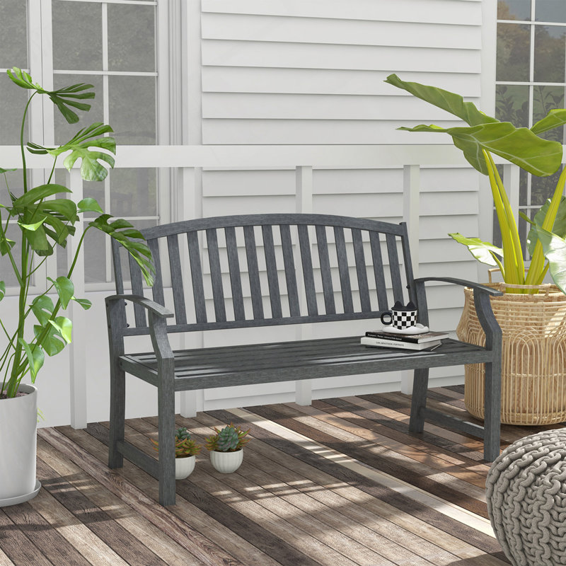 Banc de jardin 46 po, Gris