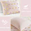 Édredon 4 pièces en coton rose TG-122452067
