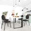 4 tabourets de bar, chaises de salle à manger en similicuir avec surface imperméable et pieds en métal, faciles à assembler-461511266