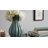 Modern Fluted Tall Ceramic Lidded Jar for Home Decor Display - Artistic Jar for Transitional Table Styling for Living Room - Green-1838408841-1838408844