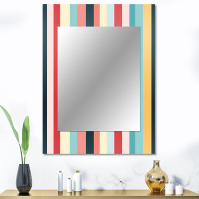 Motif de rayures arc-en-ciel Zanelle Boho