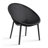 Northwood Modern Armless Outdoor Lounge Chair with Oval Back and Bowl-Shaped Seat – Set of 2-1999774340