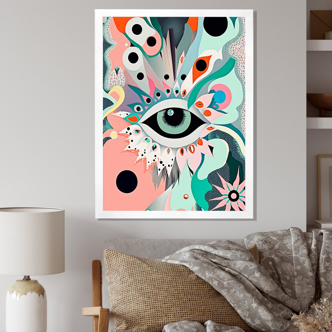 " Eye Of Consciousness Retro Illustration " Trinx 