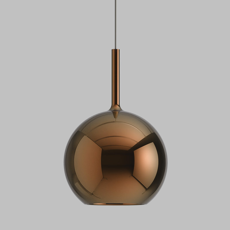 GLO 1 - Light Pendant, Large, Titanium, Bronze