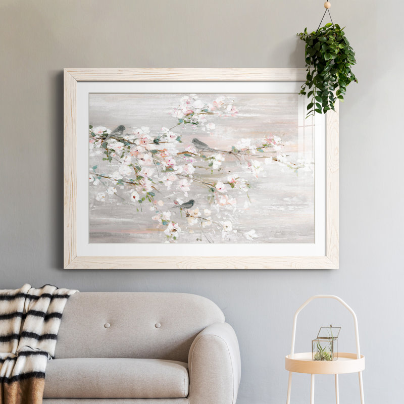 Magical Morning - peinture encadrée, H 31,5 po x l 23,5 po x P 1,5 po, Cadre blanc