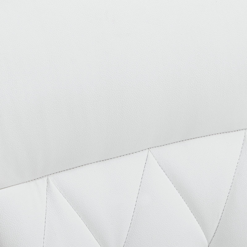 Chaise de bureau réglable en cuir synthétique Latitude Run