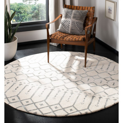 Griffiths Hand Tufted Wool Geometric Rug