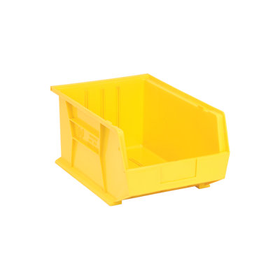  QUS255YL Ultra Stack & Hang Heavy Duty Part Organizer Yellow Bins 16" L x 11" W x 8" H 4 Pack