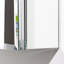 Armoire à pharmacie 2 portes sans cadre avec 2 tablettes réglables Bily