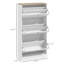 Armoire de rangement étroite pour chaussures