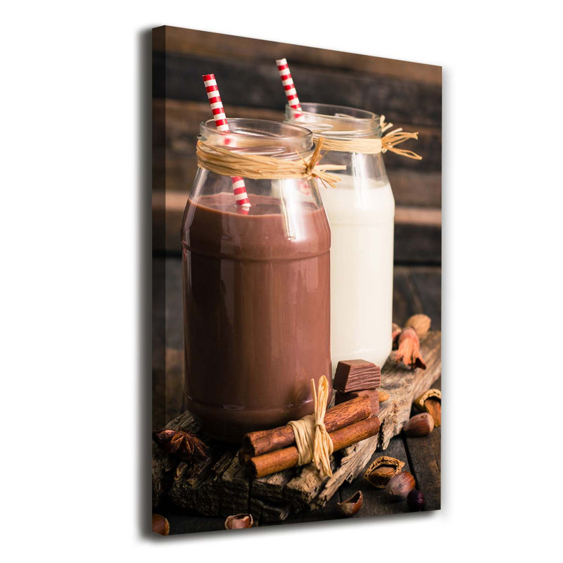 Milk Shakes - Wrapped Canvas Print