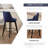 Aneshka Upholstered Button-Tufted Bar stool with Solid Wood Frame-106751981