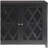 Black Console Table with Shelf Inside