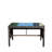 Patio Furniture Coffee Table - Clear Glass, Brown , , 180 Lbs Capacity With Tempered Glass Water