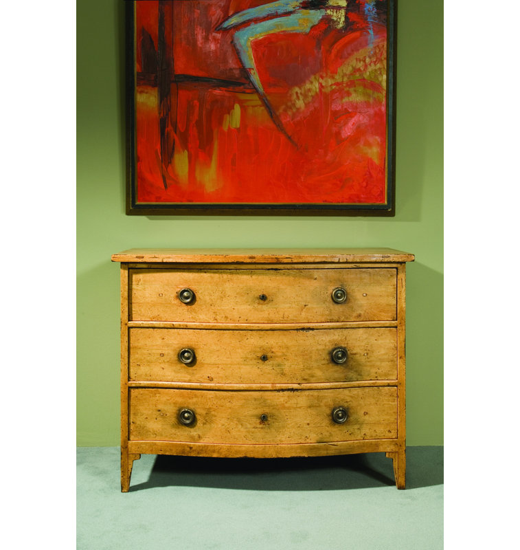 Swedish 3 - Drawer Solid Wood Dresser