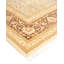 Tapis unique en laine ivoire / brun / beige 6 pi 1 po x 9 pi 1 po Mogul