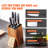 VEVOR 1 Slot Acacia Universal Knife Block
