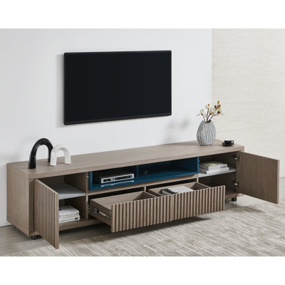 VALUEON 85" Contemporary Media Console | White Glove Delivery & Assembly