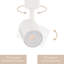 Tête de rail à DEL 10W de la collection AMPED d'East Grove Home blanc chaud écoénergétique 3 000 K pour système de rail H standard à 3 fils (paquet de 10 lumières)-127419187-127419189