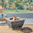 32"  Mgo Light-Weight Concrete Wood Burning Square Fire Pit