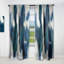 Rideau en polyester Blue Glam Texture I-557516158