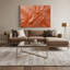 «Lyrical Abstraction 80», art mural sur toile rose-912377948