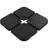 Hylan HDPE 4-Piece 176Lb. Fillable Patio Umbrella Base Stand