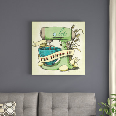 Retro Bakery Green II by Mary Urban - No Frame Painting on Canvas