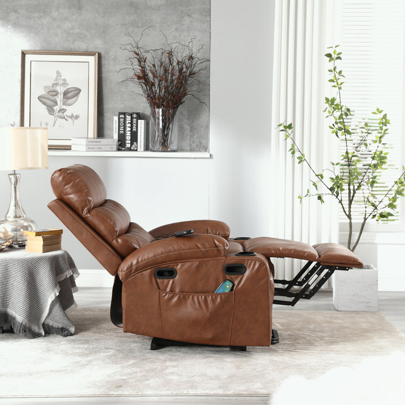 Fauteuil inclinable électrique Akuna, Brun